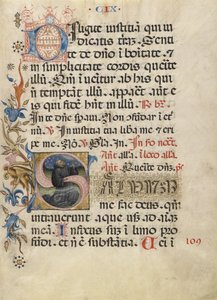 Initial S- A Monk Praying in the Water by Unbekannt Unbekannt